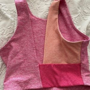 Outdoor voices Athena color block crop